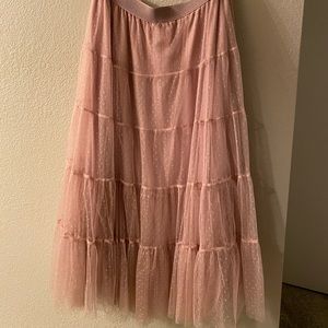 Anthropologie tulle skirt
